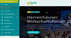 Desktop Screenshot of adk-verband.de